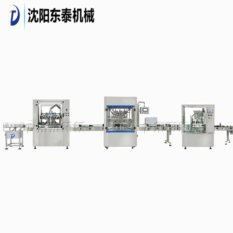 果汁自動(dòng)包裝流水線